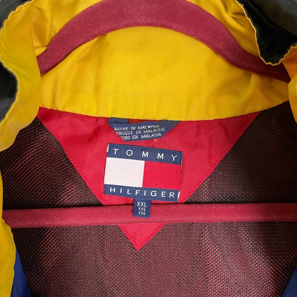 Vintage 90s‎ Tommy Hilfiger Cycling Cycle gear Windbreaker Jacket